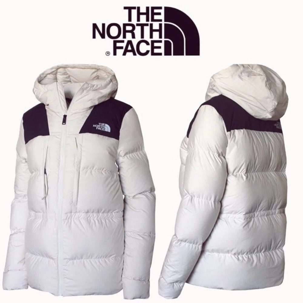 North Face Cream Puffer 550 Down Jacket